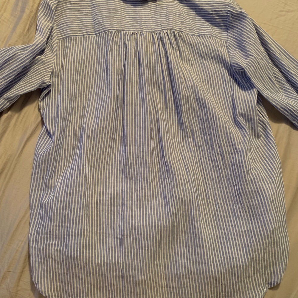 BNWT Loft Stripe Long Sleeve Top Sz Medium - Picture 3 of 3